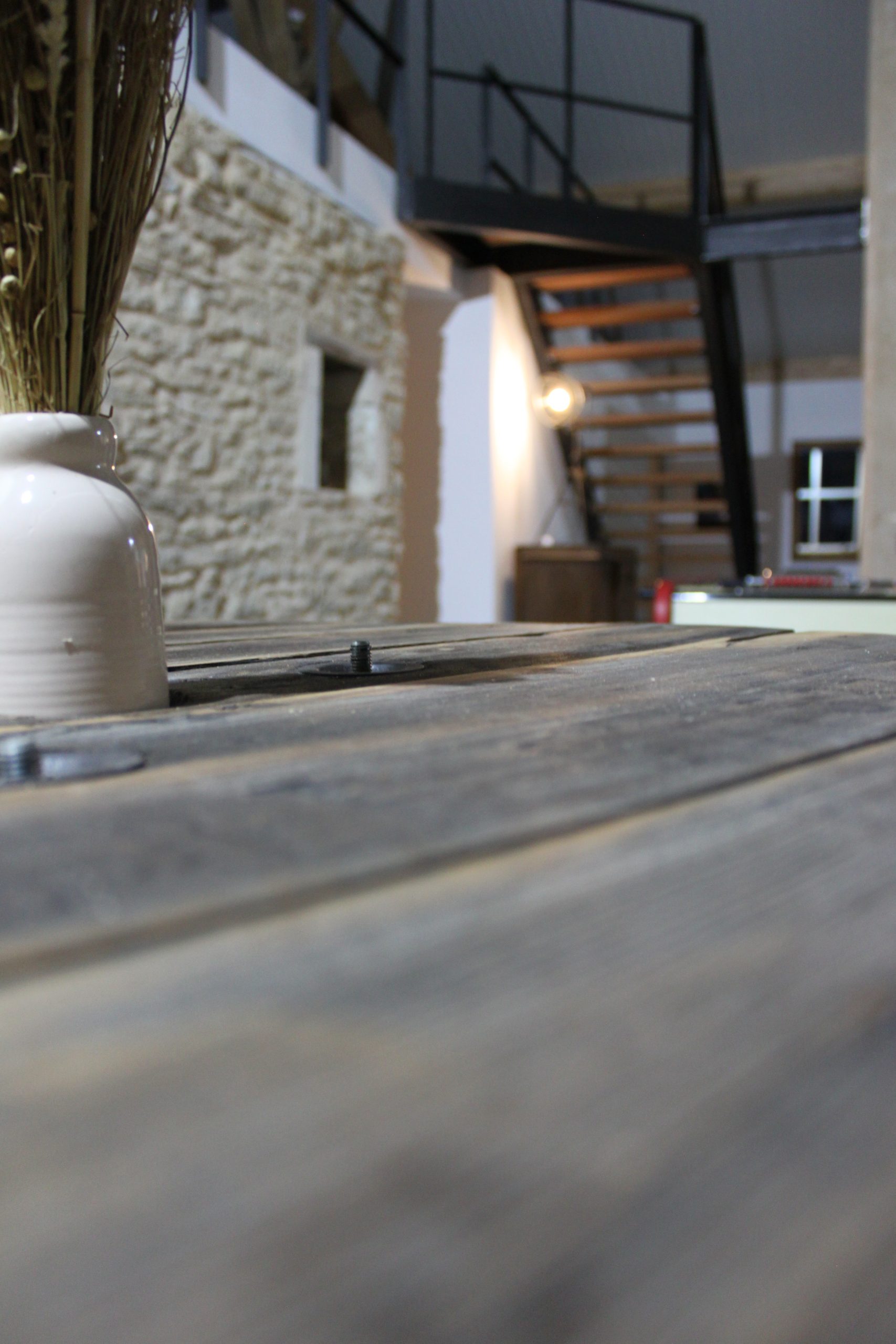 DIY - Touret bois transformé en table
