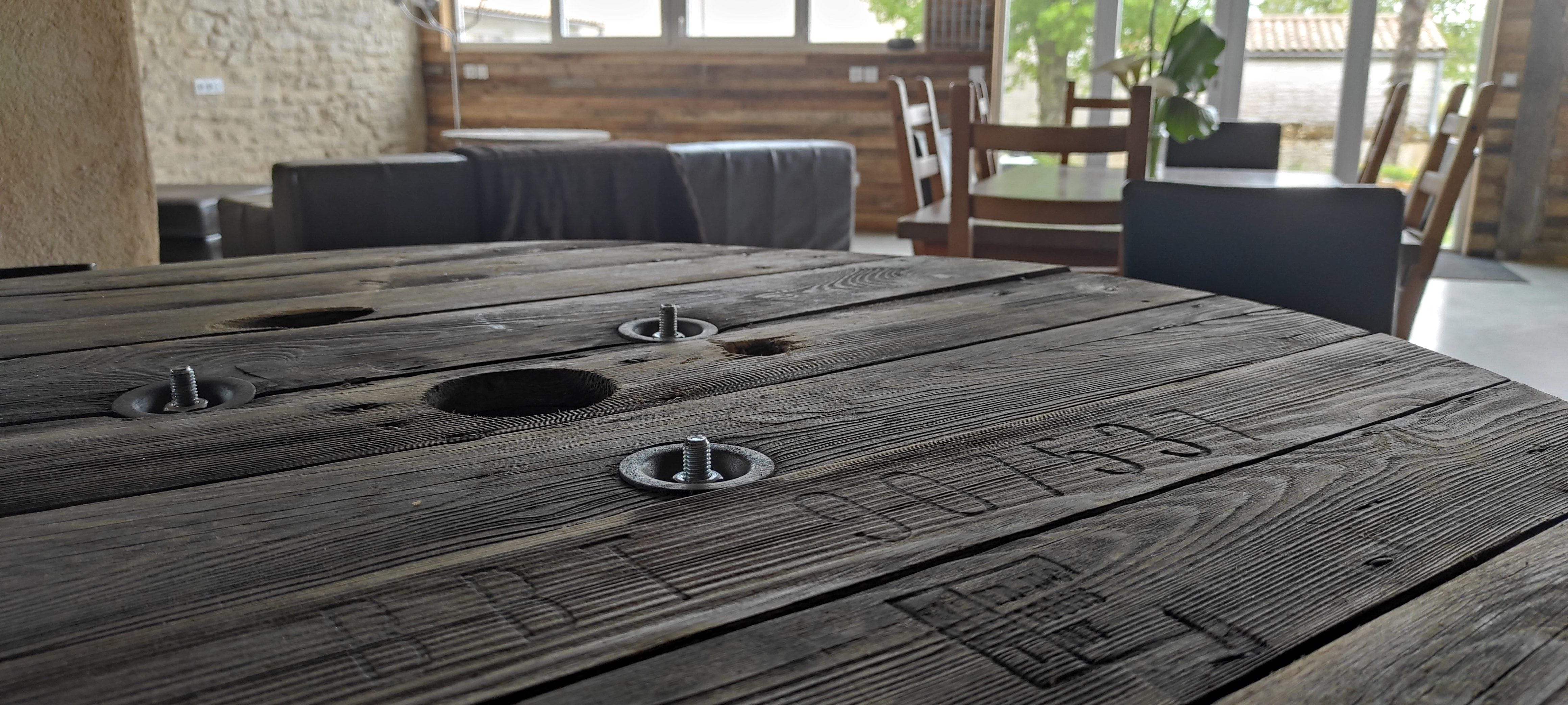 DIY - Mange debout - Fut et touret.